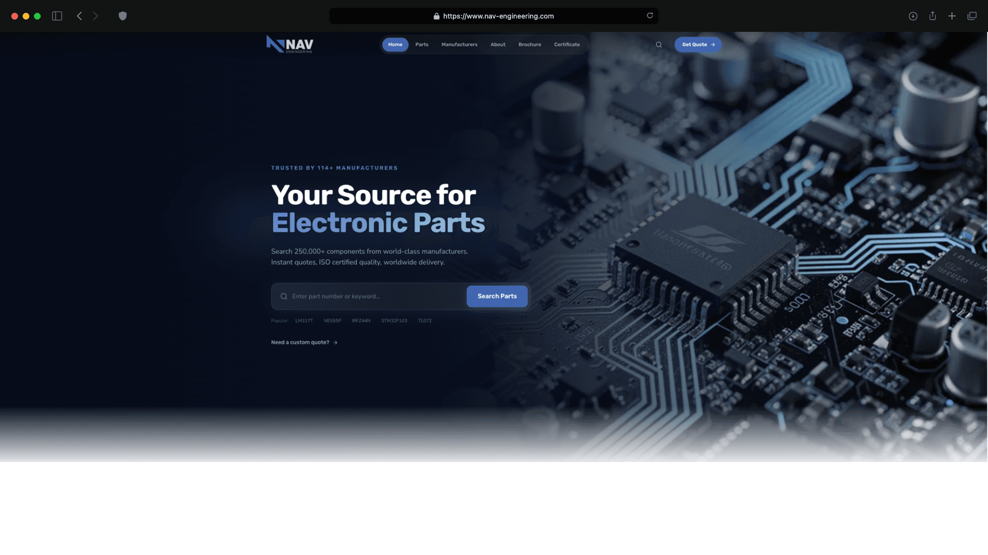 NAV-Engineering — Каталог на компоненти и SEO